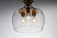 Goblet 3-Light Semi Flush Mount