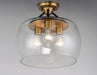 Goblet 3-Light Semi Flush Mount