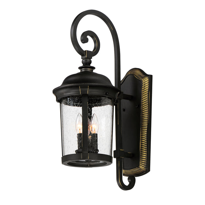 Dover Cast 3-Light Outdoor Wall Lantern