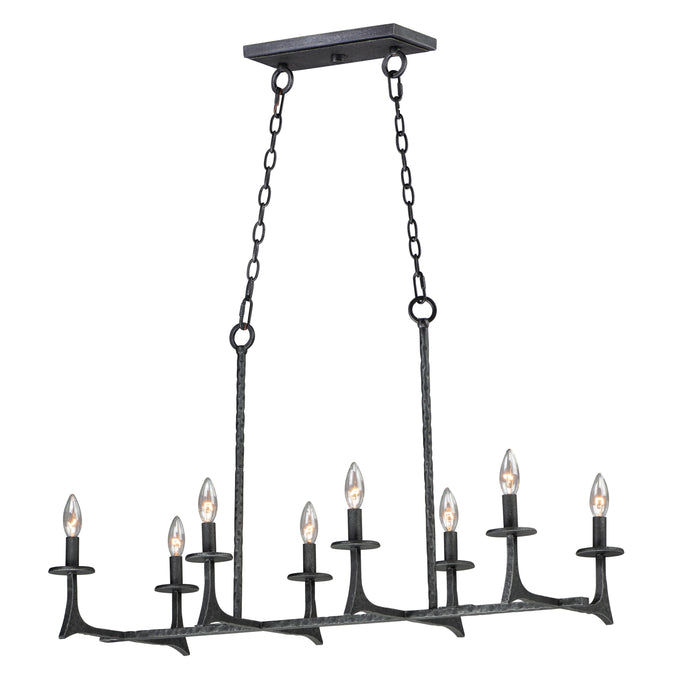 Anvil 8-Light Linear Pendant