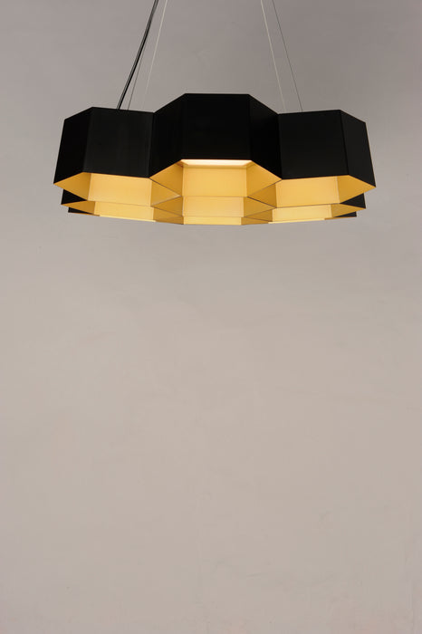 Honeycomb 7-Light LED Chandelier