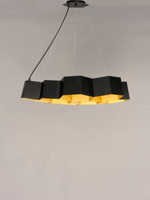 Honeycomb 10-Light LED Chandelier