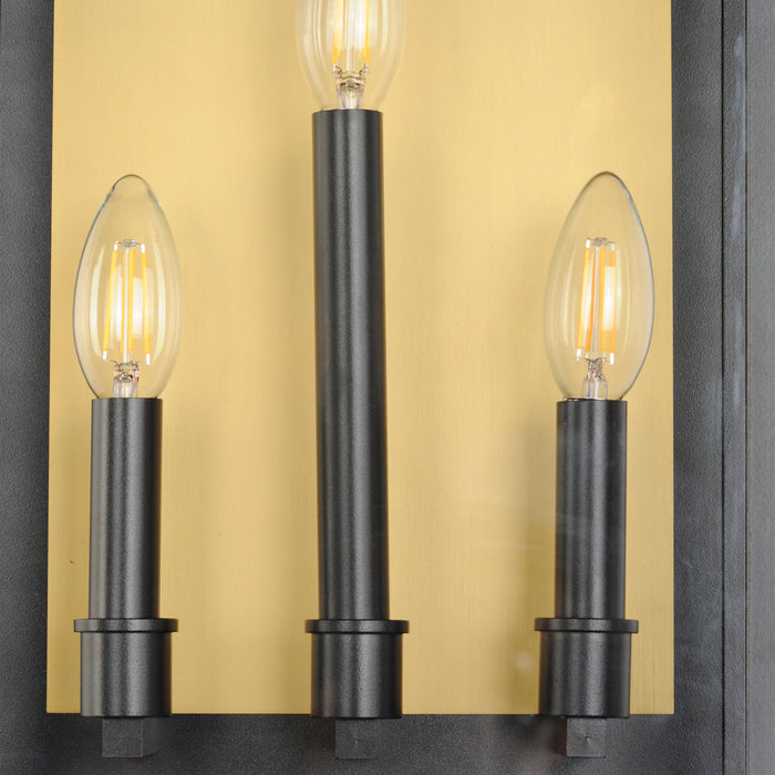 Manchester Large 3-Light Outdoor Wall Sconce