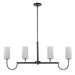 Town & Country 4-Light Linear Chandelier