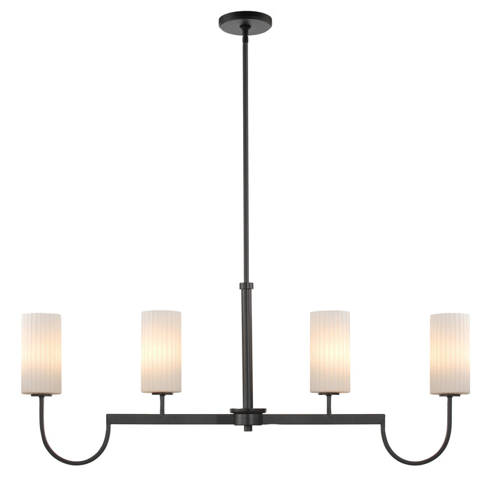 Town & Country 4-Light Linear Chandelier