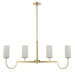 Town & Country 4-Light Linear Chandelier