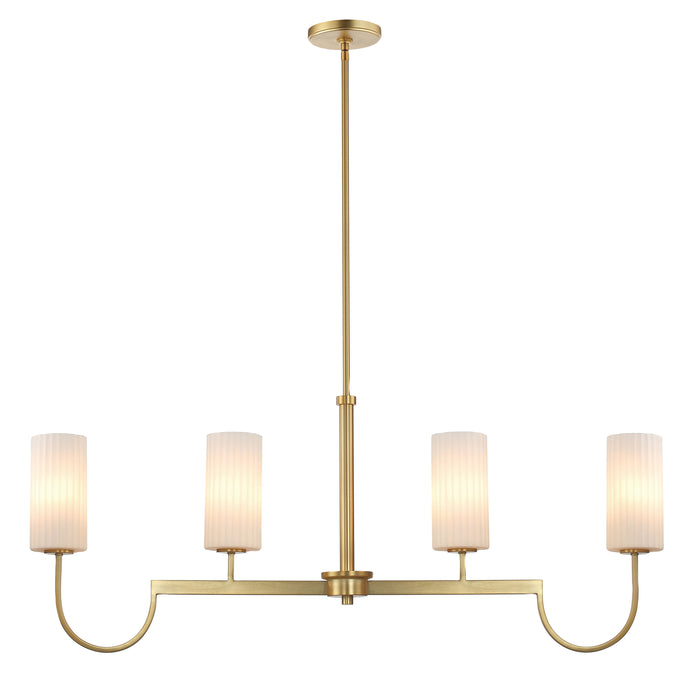 Town & Country 4-Light Linear Chandelier