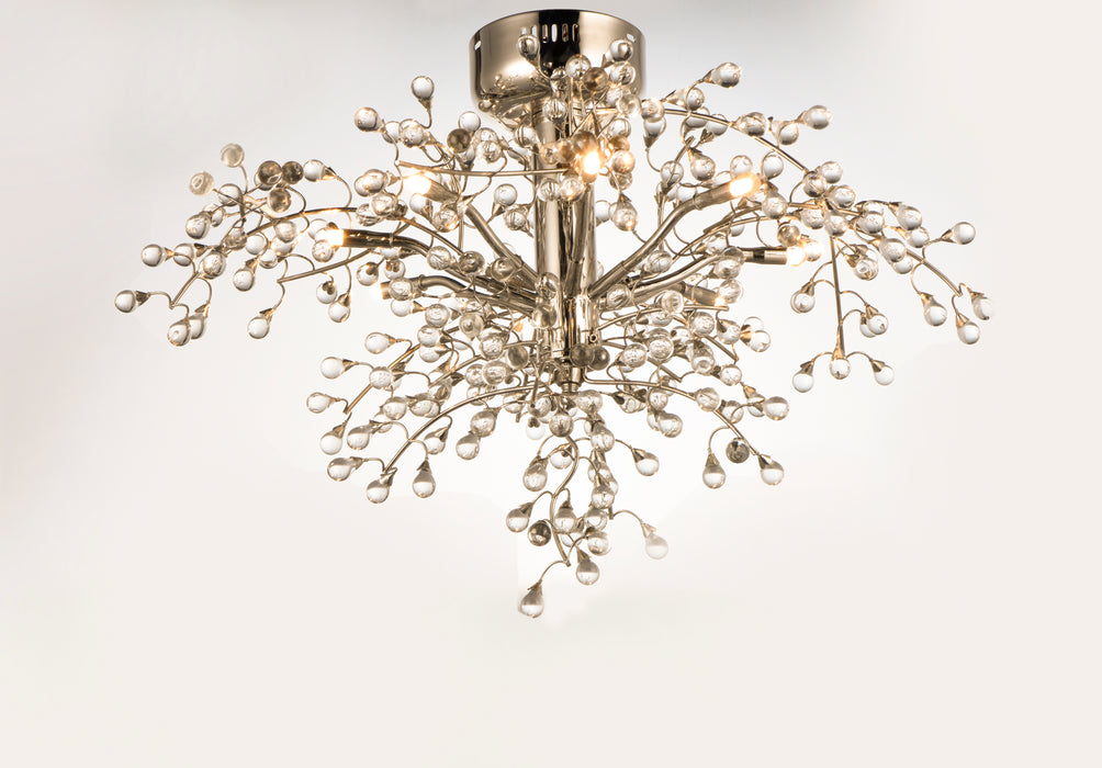 Cluster 8-Light LED Semi-Flush Mount