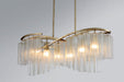 Victoria 6-Light Linear Chandelier