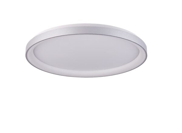 LED FLUSH MOUNT 38W CCT  ALASKA 2 SILVER