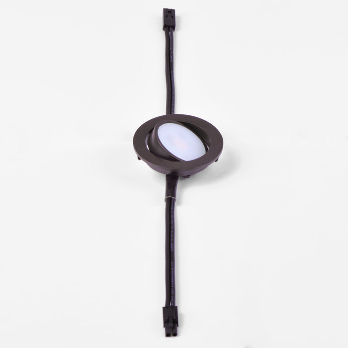 CounterMax MX-LD-AC LED Puck in Anodized Bronze