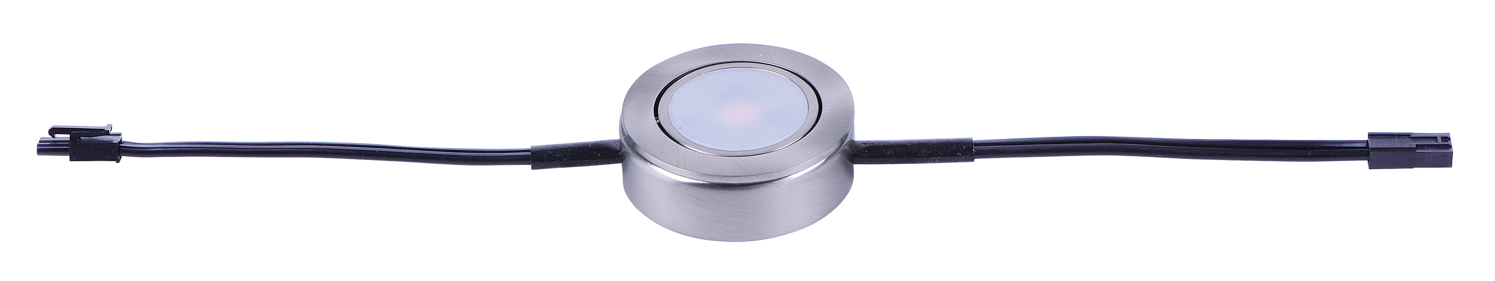 CounterMax MX-LD-AC LED Puck in Satin Nickel