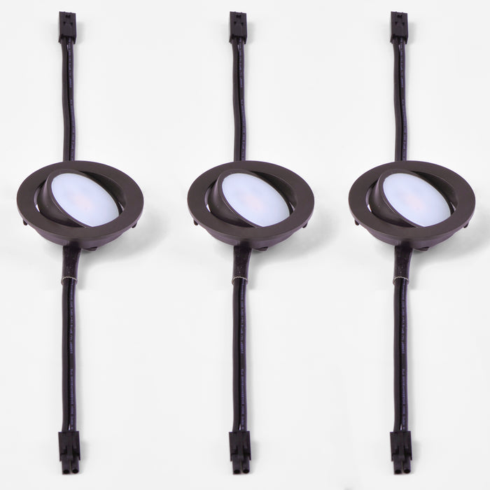 CounterMax MX-LD-AC LED Puck in Anodized Bronze