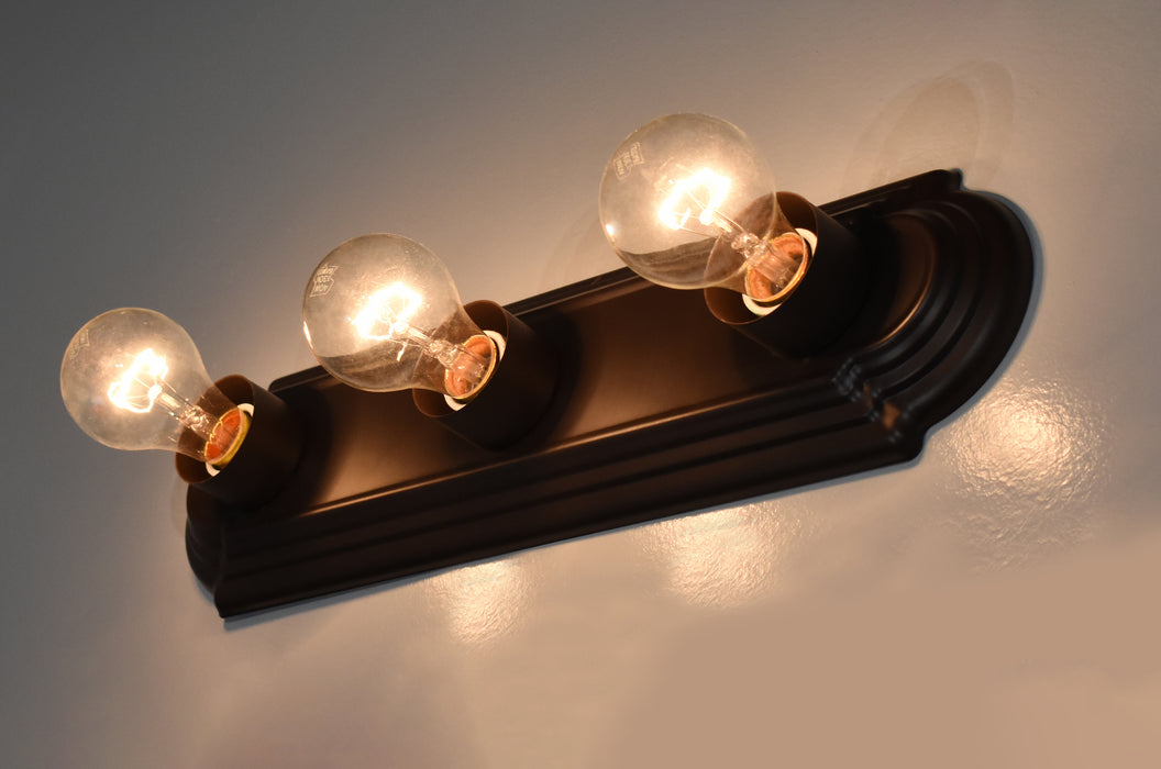 Essentials 3-Light Racetrack Bath Vanity Light