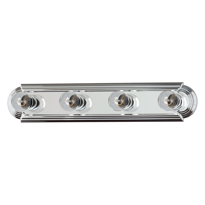 Essentials 4-Light Racetrack Bath Vanity Light