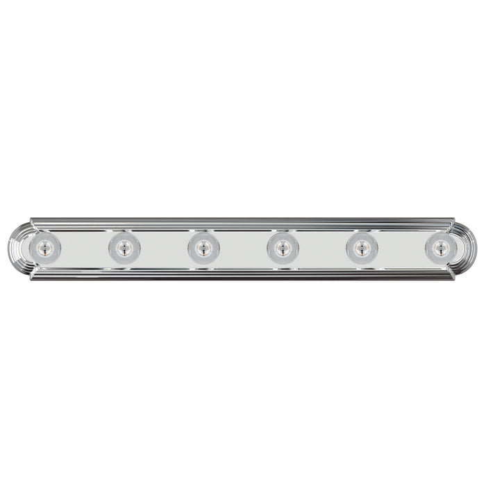 Essentials 6-Light Racetrack Bath Vanity Light