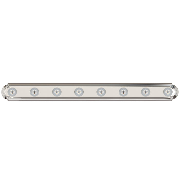 Essentials 8-Light Racetrack Bath Vanity Light