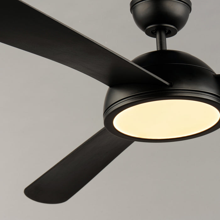 Cupola 52" Black LED Fan