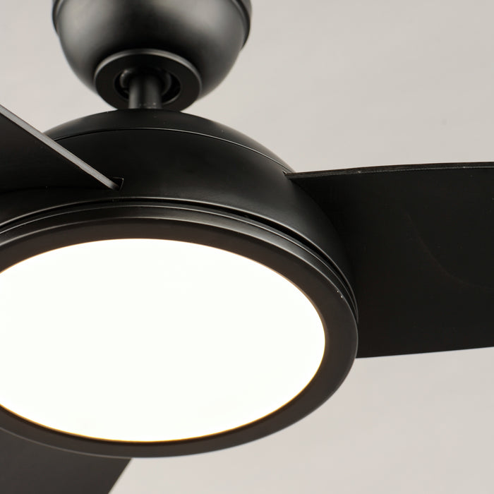 Cupola 52" Black LED Fan