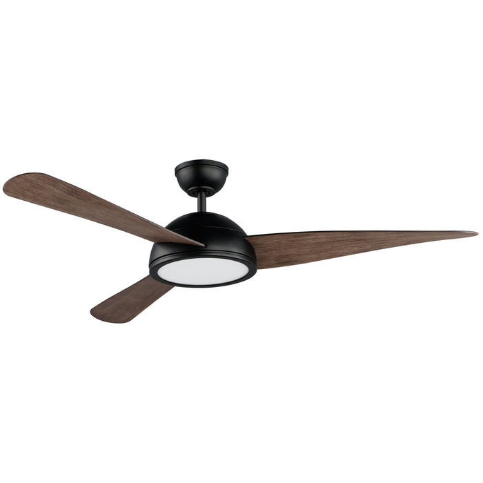 Cupola 52" Bronze LED Fan Walnut Blades