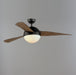 Cupola 52" Bronze Fan 2-Light LED Walnut Blades