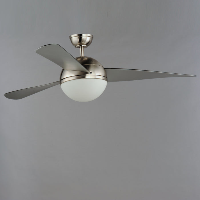 Cupola 52" Nickel Fan 2-Light LED