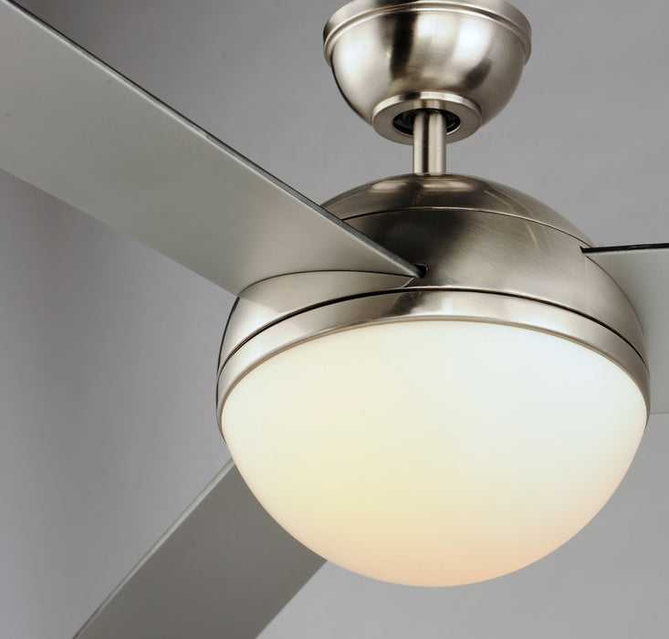 Cupola 52" Nickel Fan 2-Light LED