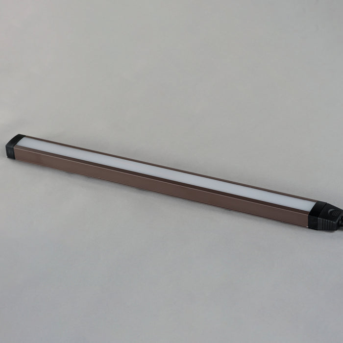 CounterMax 120V Slim Stick LED Under Cabinet in Bronze