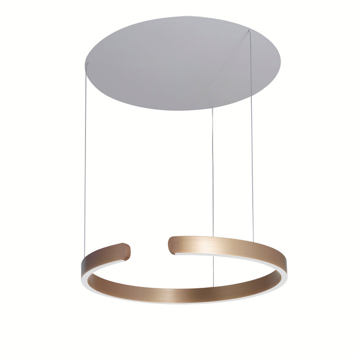 LED PENDANT 30W+30W TOKIO BRUSHED GOLD