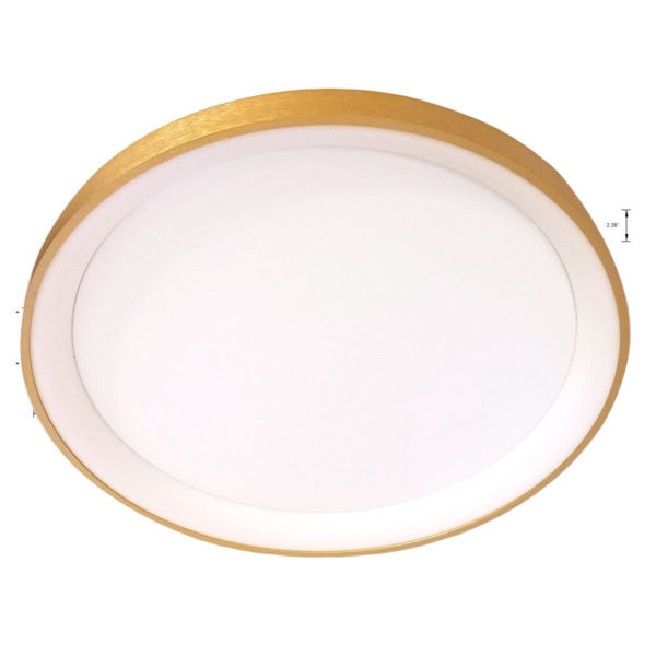 LED FLUSH MOUNT 30W ALASKA 1 GOLD