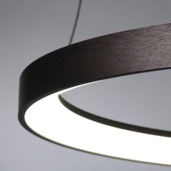 LED PENDANT 48W ALASKA 9 BRUSHED COFFEE