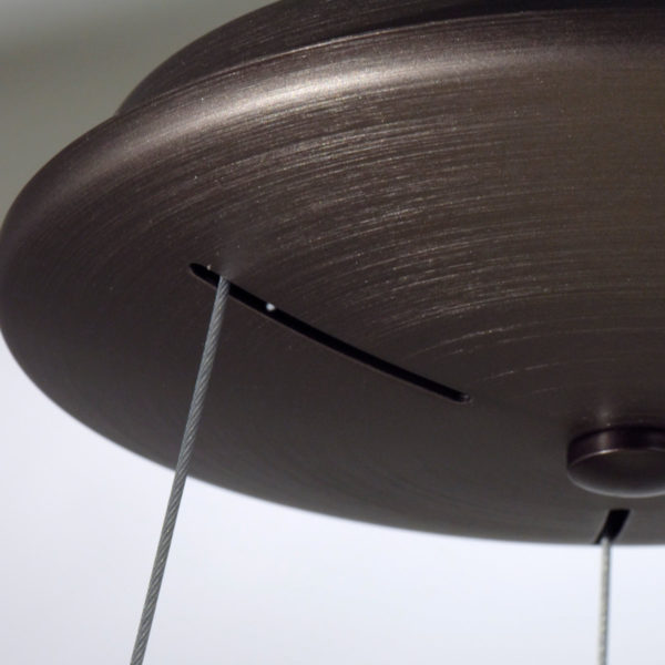 LED PENDANT 48W ALASKA 9 BRUSHED COFFEE
