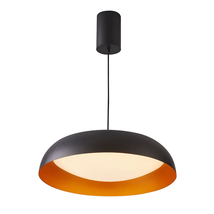 LED PENDANT 5OW NORUEGA BIG BLACK+GOLD